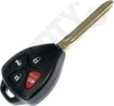 APDTY 173856 Keyless Entry Remote 4 Button - Blade Stamp - Dot