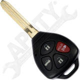 APDTY 173856 Keyless Entry Remote 4 Button - Blade Stamp - Dot