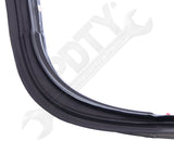 APDTY 173862 Door Mounted Rubber Weatherstrip Seal; Front Left (Driver-Side)