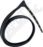 APDTY 173899 Auxiliary Weatherstrip Upper Front Passenger Side