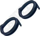 APDTY 173906 Roof Drip Rail Rubber Weatherstrip Seal Set, Extended Cab Models