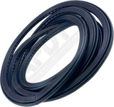 APDTY 174011 Rear Cargo Door Body-Mounted Surround Rubber Weatherstrip Seal