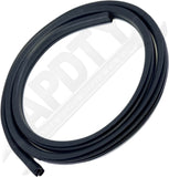 APDTY 174018 Door Surround Rubber Weatherstrip Seal; Body-Mounted; Rear Right