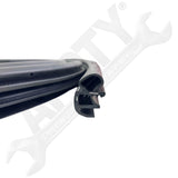 APDTY 174018 Door Surround Rubber Weatherstrip Seal; Body-Mounted; Rear Right
