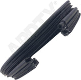 APDTY 174020 Door Surround Rubber Weatherstrip Seal; Rear Left or Right