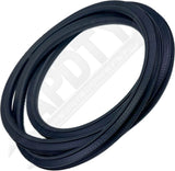 APDTY 174023 Door Surround Rubber Weatherstrip Seal; Rear Left