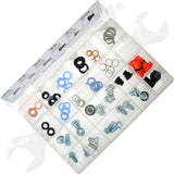APDTY 174438 Oil Drain Plug And Gaskets Tech Tray (23 SKUs / 79 Pieces)