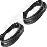 APDTY 174458 Door Seal Kit Front Driver and Passenger Side
