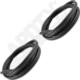 APDTY 174458 Door Seal Kit Front Driver and Passenger Side