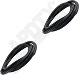 APDTY 174460 Door Seal Kit Rear Driver and Passenger Side
