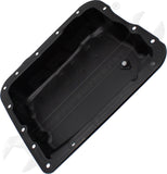 APDTY 174487 Transmission Oil Pan w/ Drain Plug; 4WD Models w/ 4L60E Auto Trans