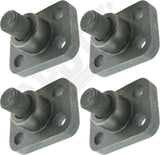 APDTY 174615x4 Steering Knuckle King Pin Kingpin Set Of 4