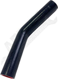 APDTY 174665 Silicone 45 Deg Elbow Hose 1.25 Inch