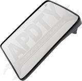 APDTY 174726 Heated Plastic Backed Mirror