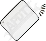 APDTY 174728 Heated Plastic Backed Mirror