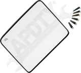APDTY 174728 Heated Plastic Backed Mirror