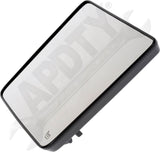 APDTY 174728 Heated Plastic Backed Mirror