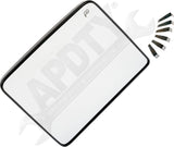 APDTY 174729 Heated Plastic Backed Mirror