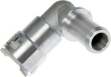APDTY 174800 Metal Heater Hose Connector 5/8 X 5/8, 90 Degree