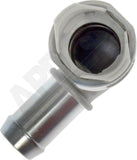 APDTY 174801 Metal Heater Hose Connector 3/4 X 3/4, 90 Degree