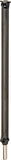 APDTY 174930 Rear 1-Piece Steel Driveshaft Assembly