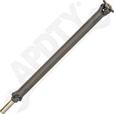 APDTY 174982 Rear 1-Piece Steel Driveshaft Assembly