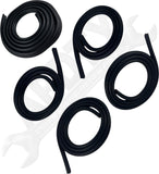 APDTY 174999 Door Seal 5 pc Kit Front Rear and Tailgate