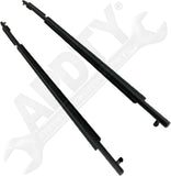 APDTY 175026 Outer Belt Weatherstrip Kit Rear