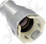 APDTY 175117 Metal Heater Hose Connector 3/4 Tube x 3/4 Hose
