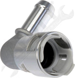 APDTY 175118 Metal Heater Hose Connector 3/4 X 5/8, 90 Degree