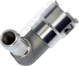 APDTY 175118 Metal Heater Hose Connector 3/4 X 5/8, 90 Degree