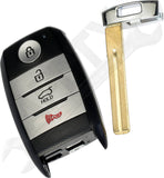 APDTY 175209 Keyless Entry Remote 4 Button