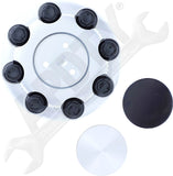 APDTY 175247 Center Wheel Cap Kit Gray