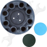 APDTY 175247 Center Wheel Cap Kit Gray