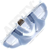 APDTY 175248 Center Wheel Cap Kit Chrome