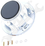 APDTY 175249 Center Wheel Cap Kit Chrome