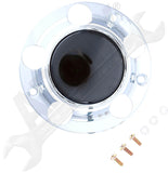 APDTY 175249 Center Wheel Cap Kit Chrome
