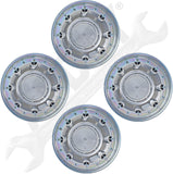 APDTY 175251 Center Wheel Cap Kit Chrome