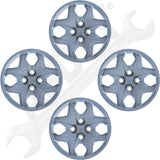 APDTY 175253 15 In. Wheel Cover Kit Gray