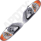 APDTY 175315 Headlight Assembly Kit