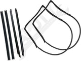 APDTY 175389 Weatherstrip Kit: Door Seals & Belt Weatherstrips