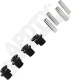 APDTY 175408 Shackle Bushing Kit; Front Or Rear; Replaces 52002553K