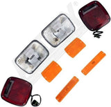 APDTY 175421 Headlight, Side, Parking, and Tail Lights Kit; Replaces LK4