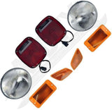 APDTY 175422 Headlight, Side, Parking, and Tail Lights Kit; Replaces LK7