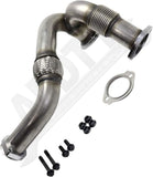 APDTY 175575 Y-Pipe; Left Side; Exhaust Manifold To Turbo Up; 6.0L Diesel Engine