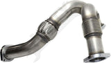 APDTY 175575 Y-Pipe; Left Side; Exhaust Manifold To Turbo Up; 6.0L Diesel Engine