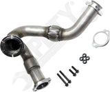 APDTY 175575 Y-Pipe; Left Side; Exhaust Manifold To Turbo Up; 6.0L Diesel Engine