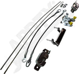 APDTY 175666 Tailgate Lock, Kit, Chrome