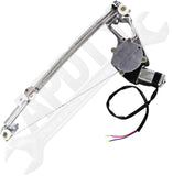 APDTY 175708 Window Regulator, Rear Driver Side, Power, With Motor