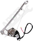 APDTY 175708 Window Regulator, Rear Driver Side, Power, With Motor